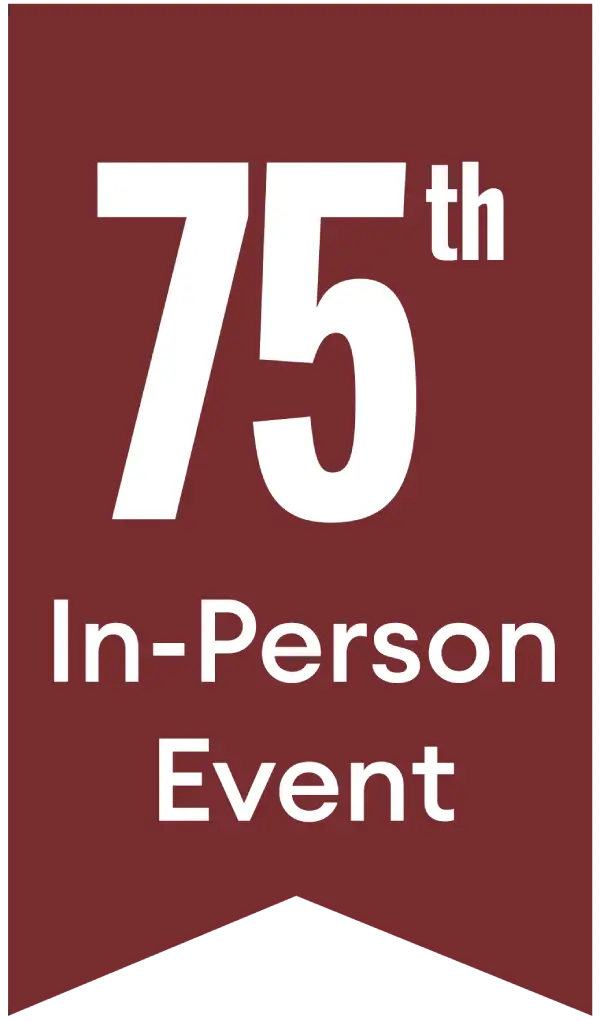 75th in-person event